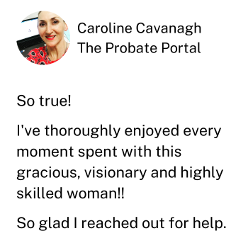 Unlock the Power 5 Star Testimonial - Caroline Cavanagh, The Probate Portal